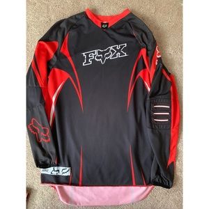 Fox Riders Black and Red Jersey